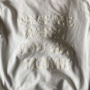 Cream Lonely ghost hoodie size large